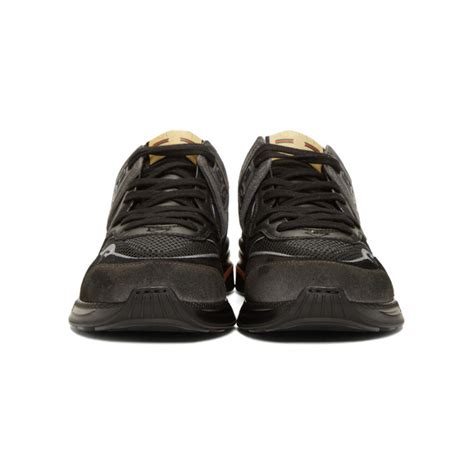 gucci ultrapace sneakers black|Gucci monogram high top sneakers.